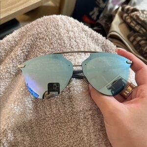 Dior Blue Silver Sunglasses